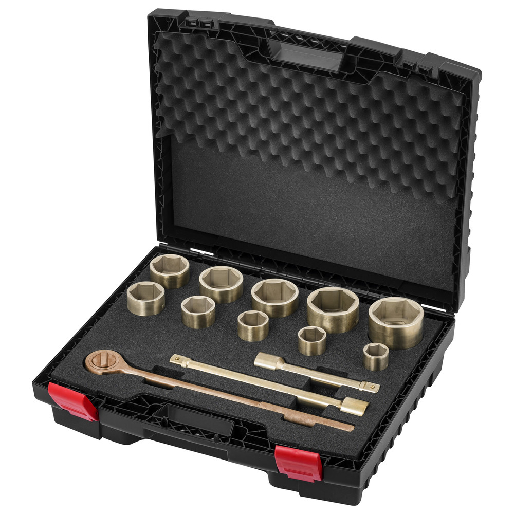 Steckschlüsselsatz funkenfrei, 1", 14-teilig
