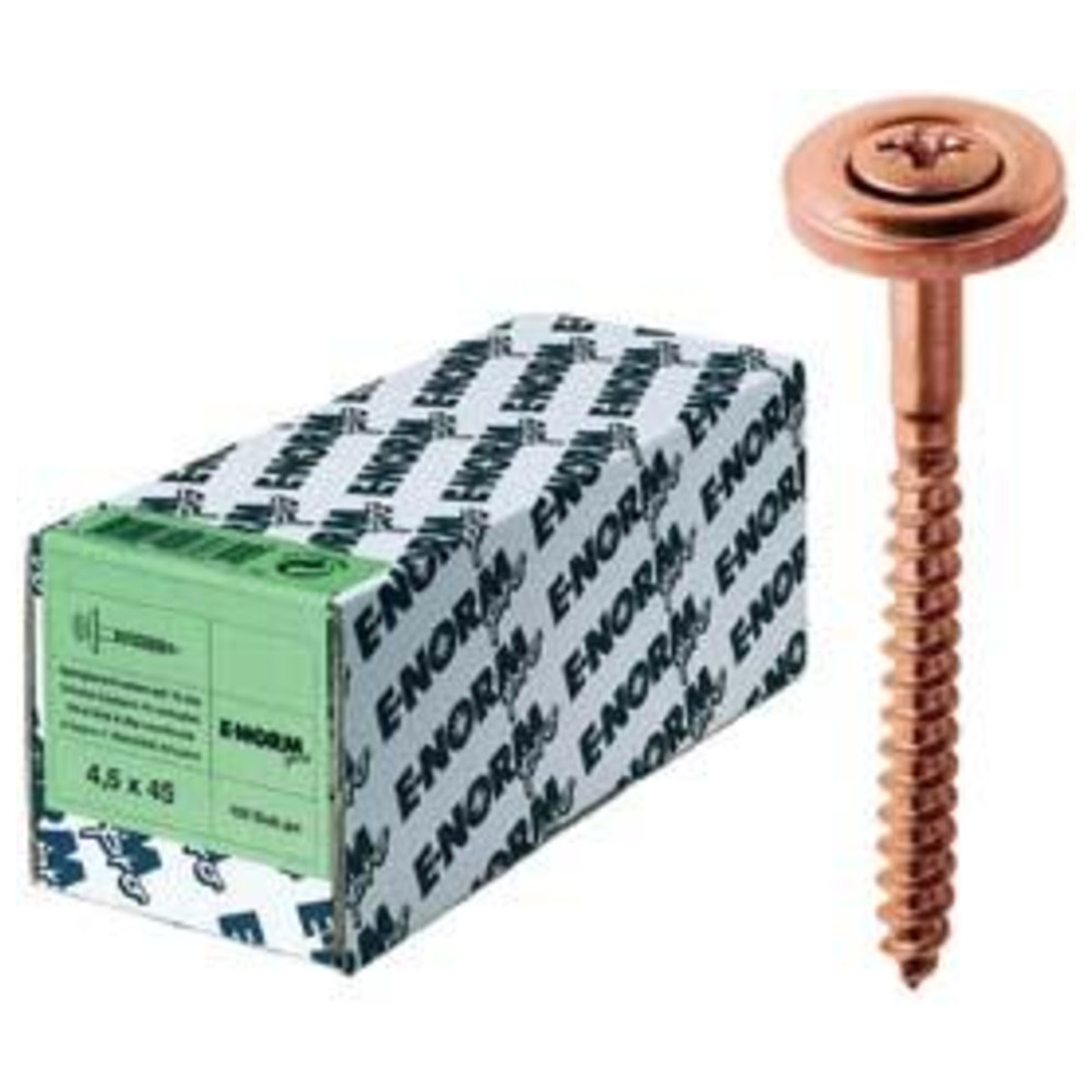 Spenglerschraube A2 CU PZD 2 4,5 x 25 15 E-NORMpr