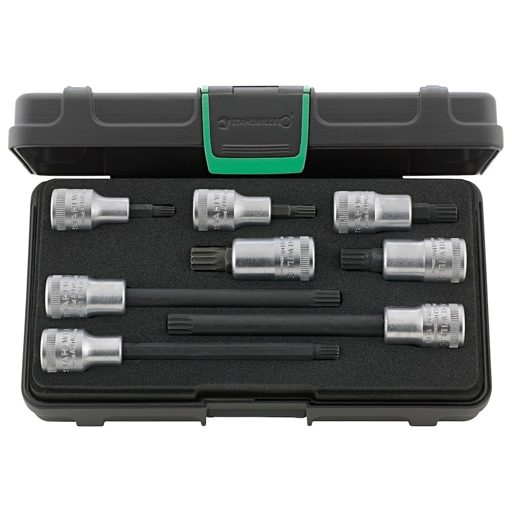 Schraubendrehereinsatz- Satz 1/2" XZN M6 bis M14 8-teilig Stahlwille