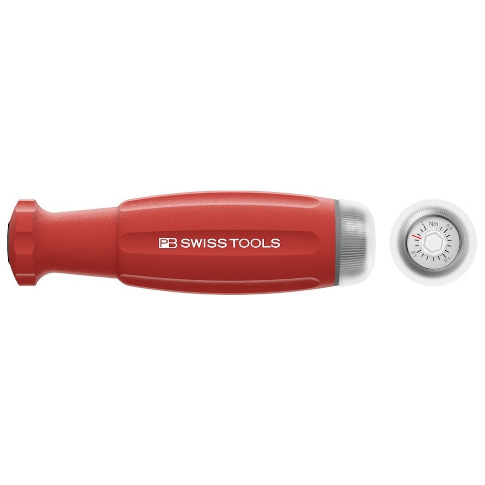Drehmomentschraubendreher 0,4-2,0Nm fürWechselklingen PB Swiss Tools