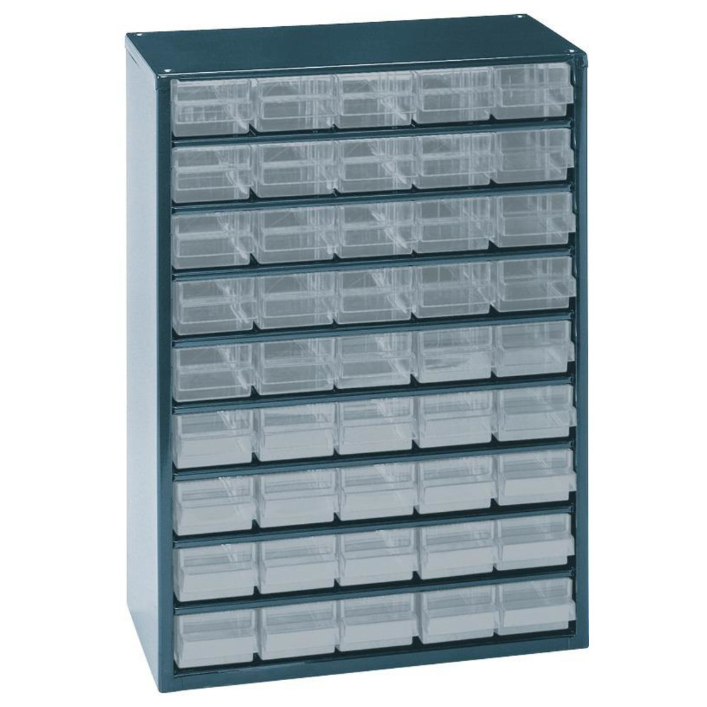 Schubladenmagazin mit 45 Laden Typ 150-00 blau