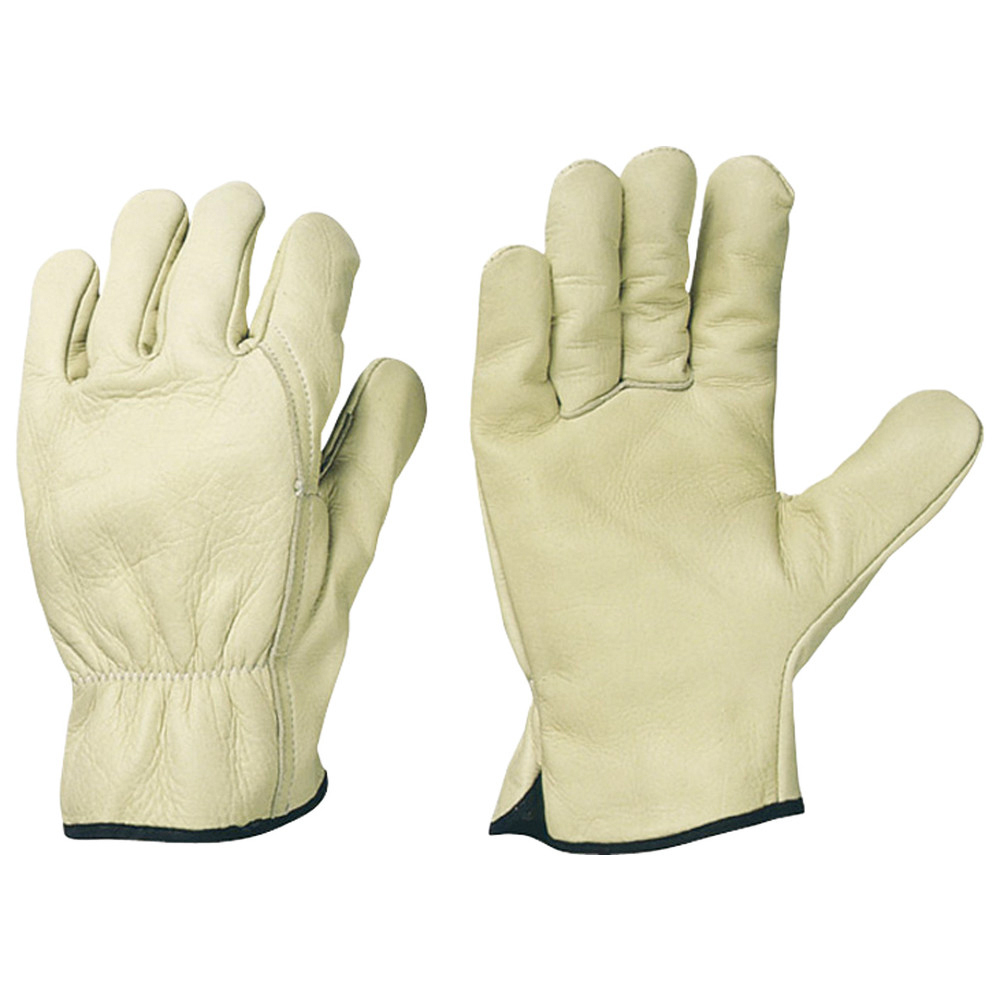Fahrerhandschuhe Driver, Rindnappa, Gr. 10, grün/beige
