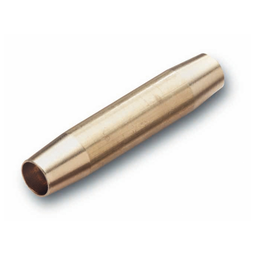Verbindungshülse Messing, für Glasfaserstab 7,2 mm Durchmesser