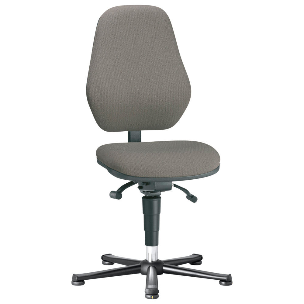 Bimos Drehstuhl Basic 1, mit Gleiter, ESD, schwarz, Permanent/Neigung