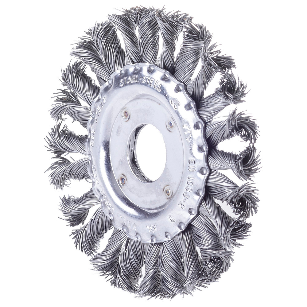 Rundbürste rostfrei 115 mm gezopft