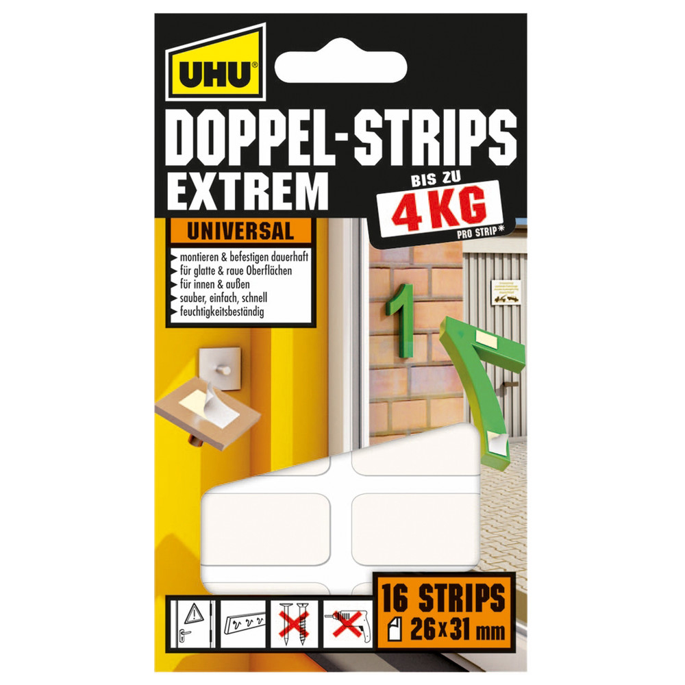 Doppelstrips Extrem, 26 x 31 mm