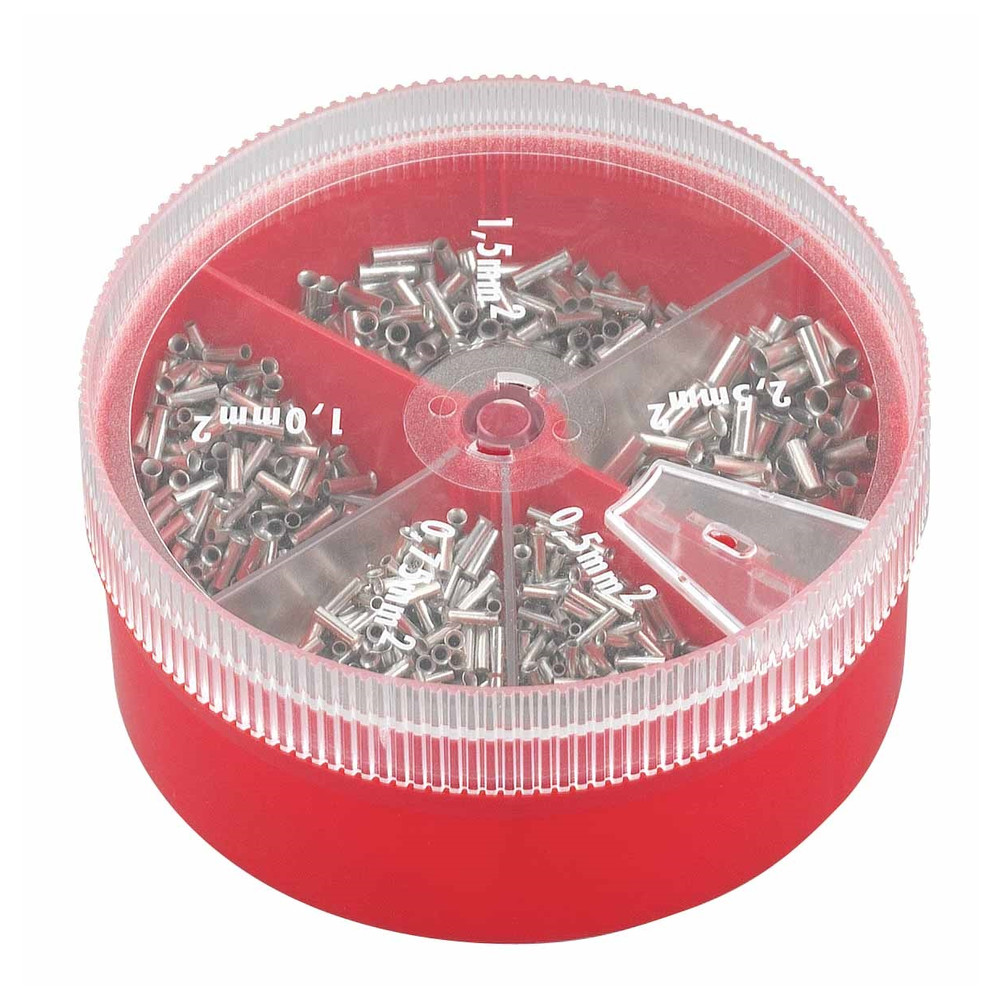Aderendhülse, unisoliert 10 mm² - 15 mm 1900 Hülsen / unisoliert / DIN46228