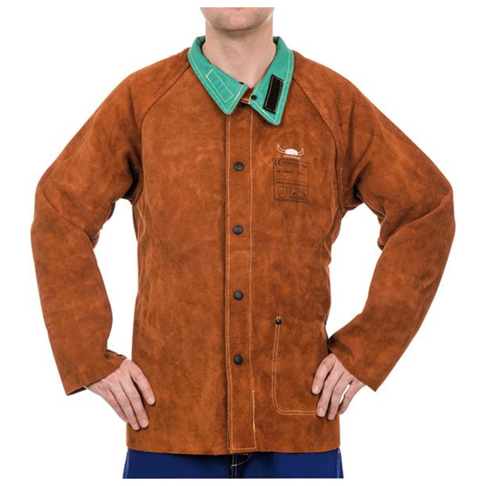 Schweißerlederjacke 81 cm Gr. L Weldas