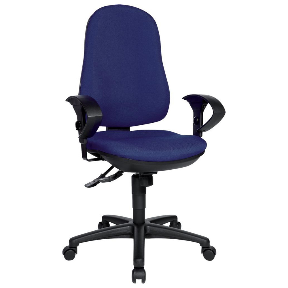 Drehstuhl Support Synchro royalblau