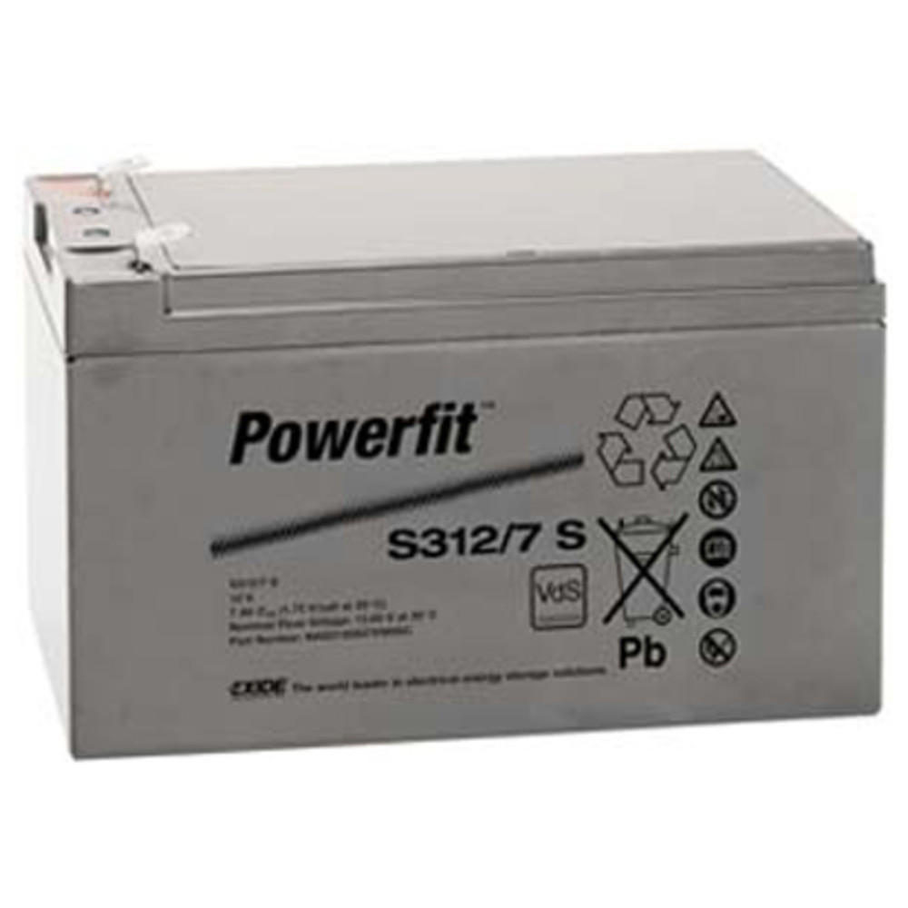 Blei-Akkumulator Powerfit S312/7 S, 12 V, 7 Ah, 152 x 66 x 100 mm
