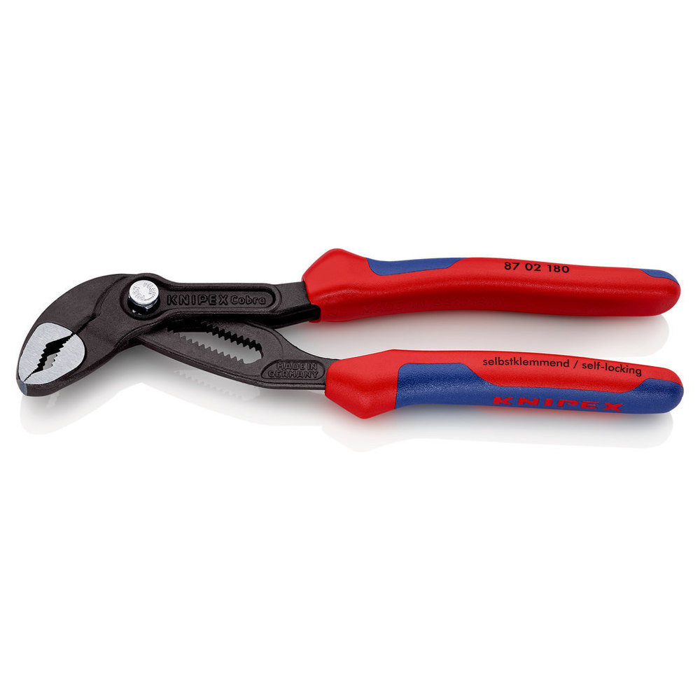 Wapuzange Cobra 180mm m.M.K.Griff Knipex