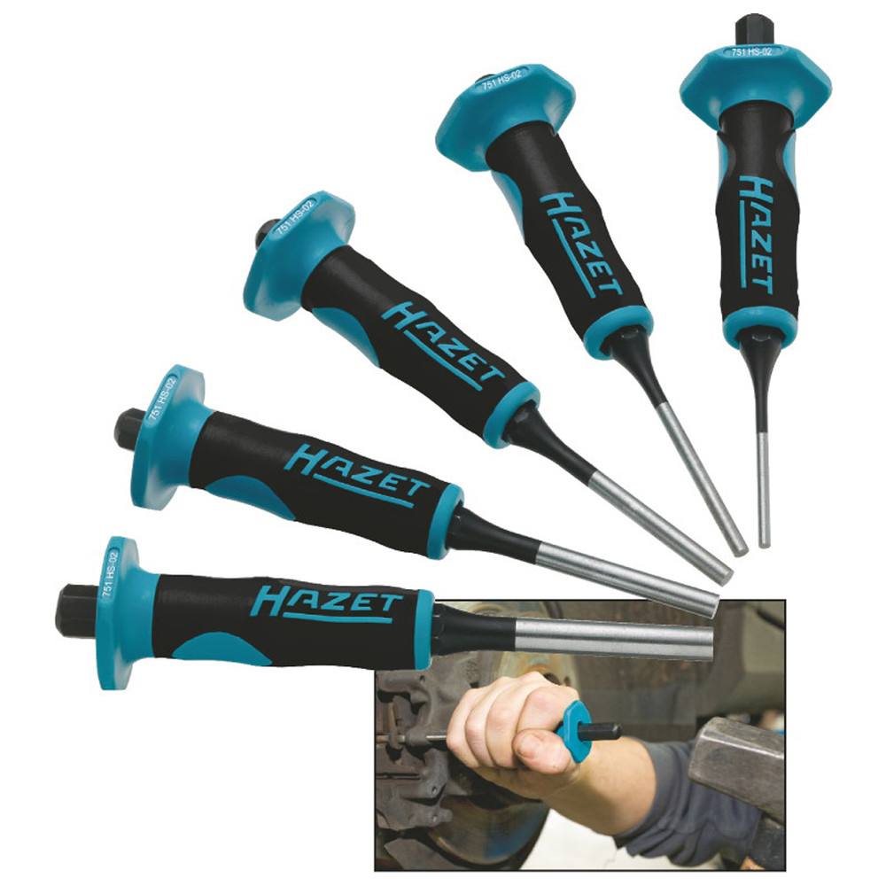 Splinttreiber-Satz 751HS/5 - Gesamtlänge: 150 mm - Anzahl Werkzeuge: 5