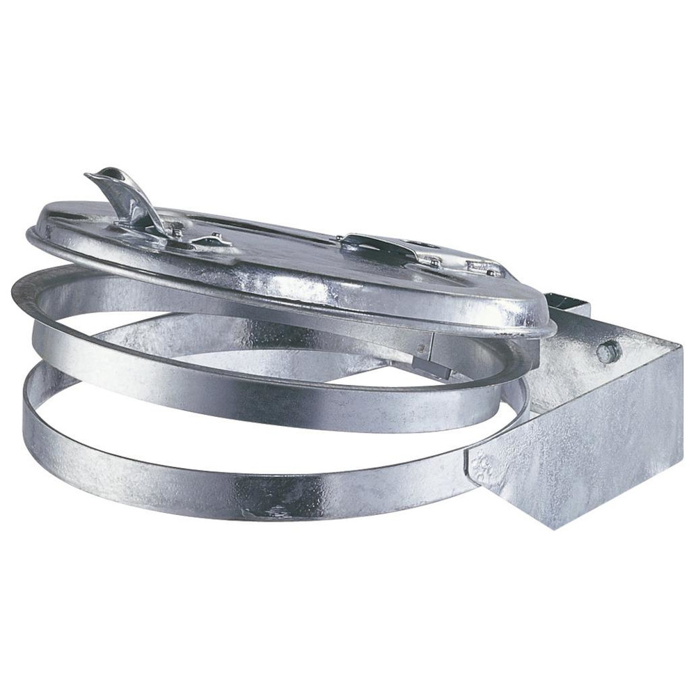 Wandhalter 70 - 120 l mit verzinktem Stahldeckel