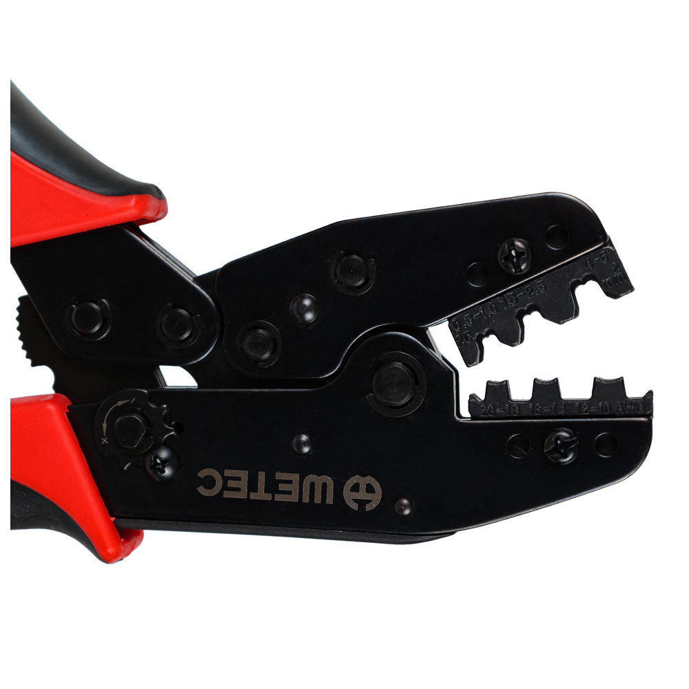 WETEC Presszange für unisolierte Kabelschuhe, 0,5-6,0 mm², mit Positionierhilfe, Bild 5