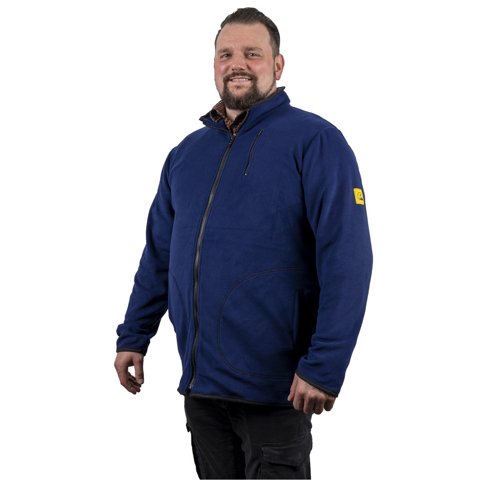 ESD-Fleecejacke, XS, blau