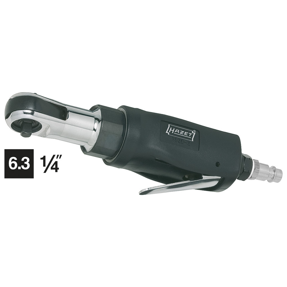 Ratschenschrauber 9020-2 - Vierkant massiv 6,3 mm (1/4 Zoll) - Gesamtlänge: 165