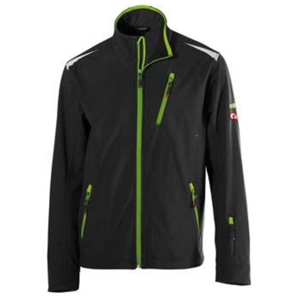 Herren Jacke 24, Black/lime green, Gr. 3XL