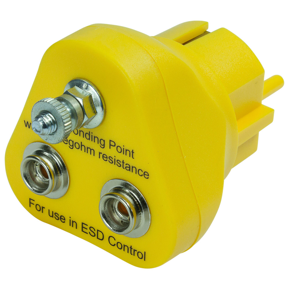 WETEC Erdungsbaustein, ESD, 2 x 10 mm DK, 1 x M5