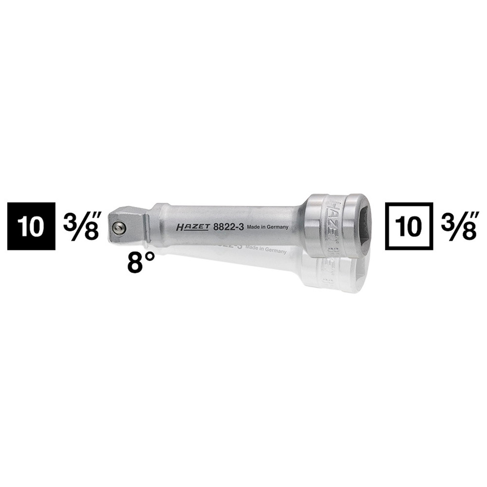 Verlängerung, schwenkbar 8822-3 - Vierkant hohl 10 mm (3/8 Zoll) - Vierkant mas