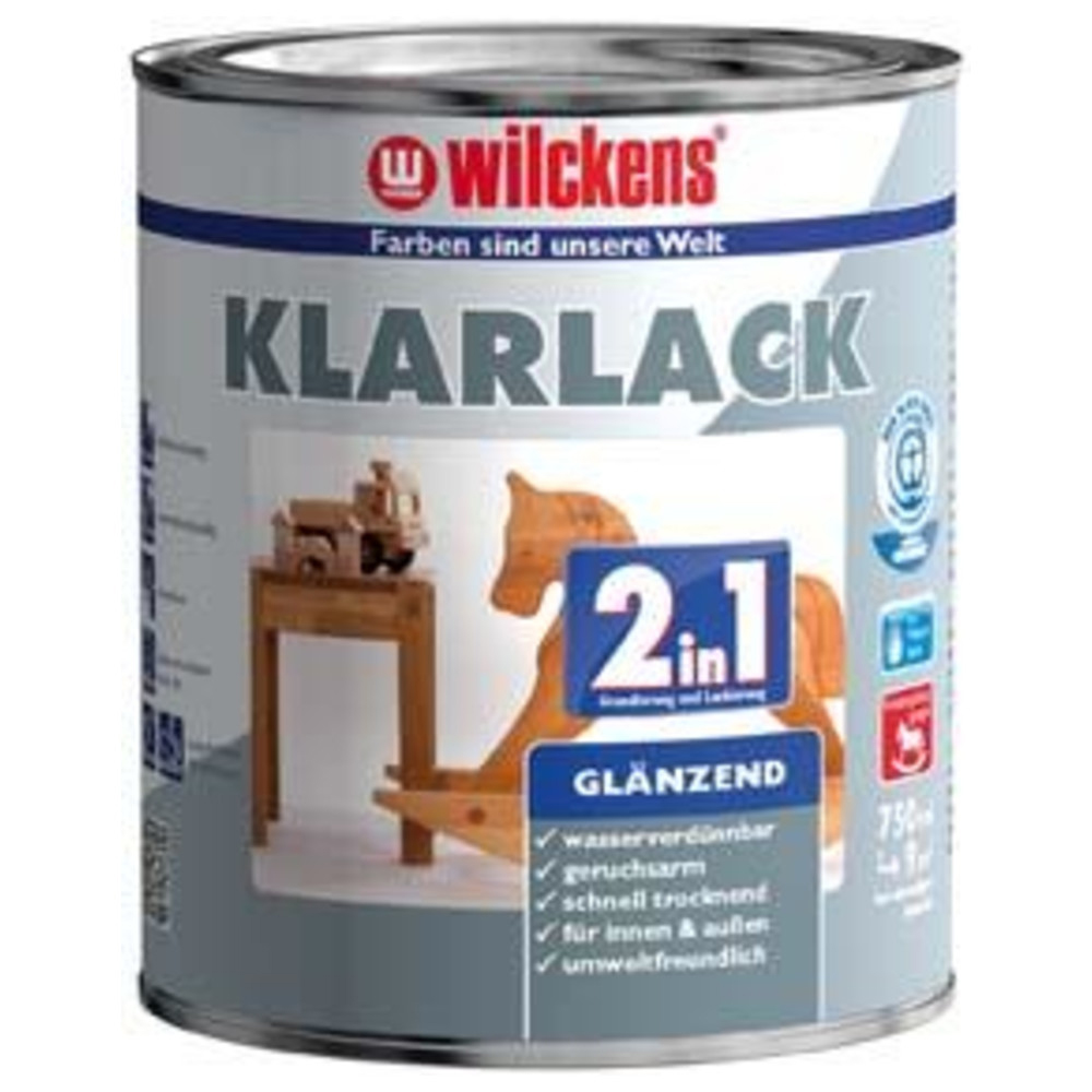 Klarlack 2in1, 750 ml glänzend