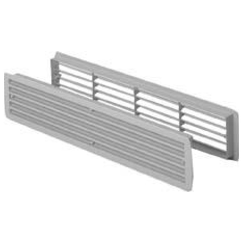 Badezimmerlüftung 457 x 92 mm, VA-Optik