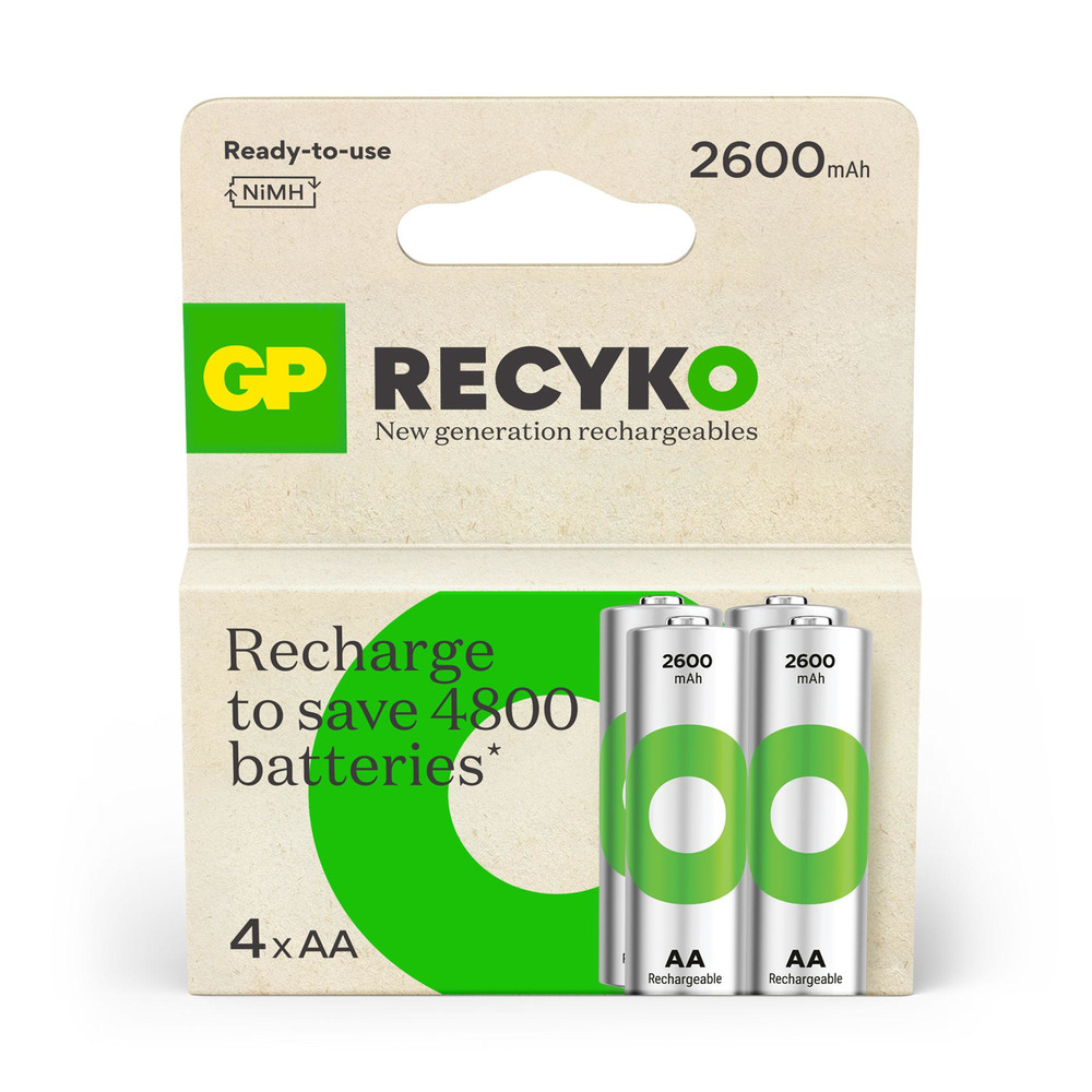 Akku, NiMH RECYKO, 1,2V, AA