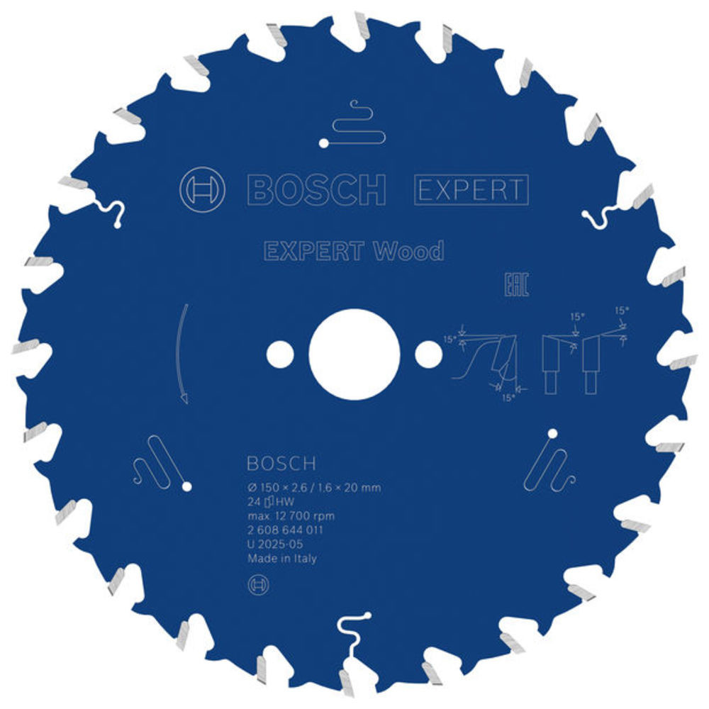 EXPERT Wood Kreissägeblatt, 150x2,6/1,6x20 mm, Z24
