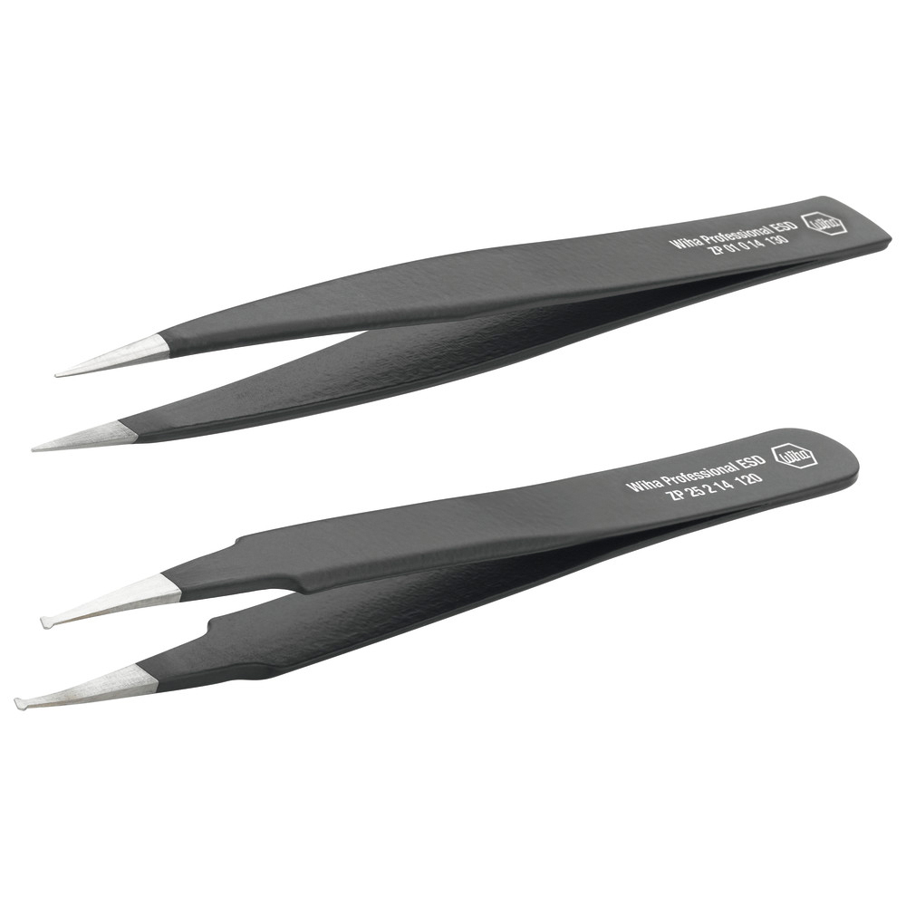 SMD-Pinzette Set Professional ESD ZP 99 0 14 02, 4-teilig