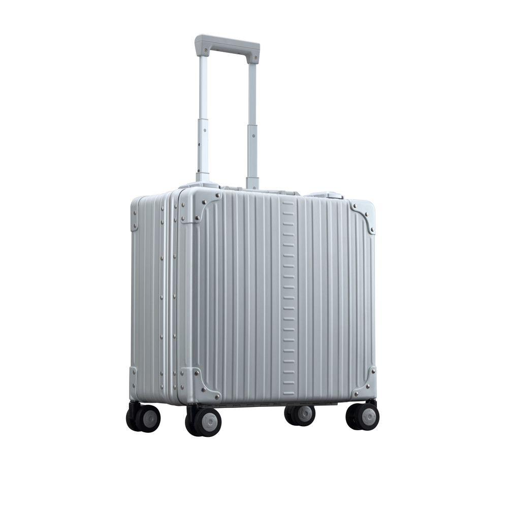 Rollenkoffer Deluxe, Aluminium, Platinum