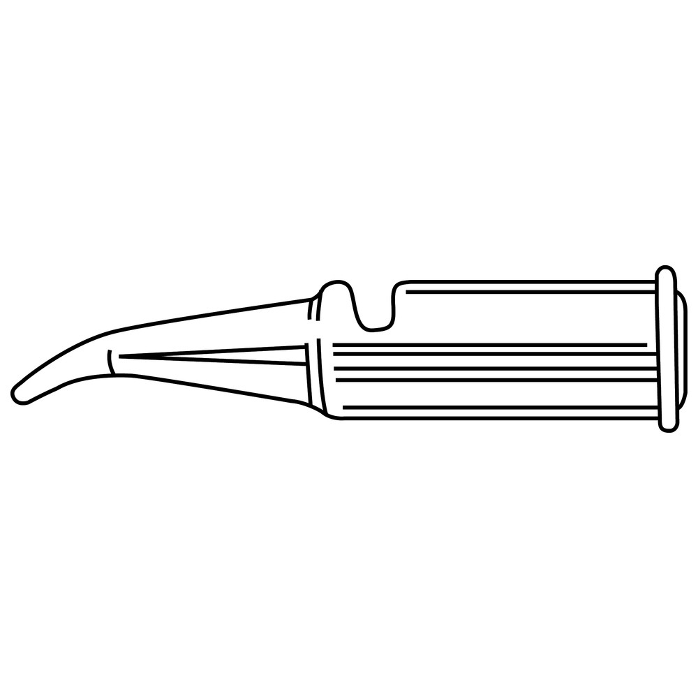 Weller Lötspitze für Pyropen, 70 01 10/Ø 1,0 mm, Nadelfrom, gebogen