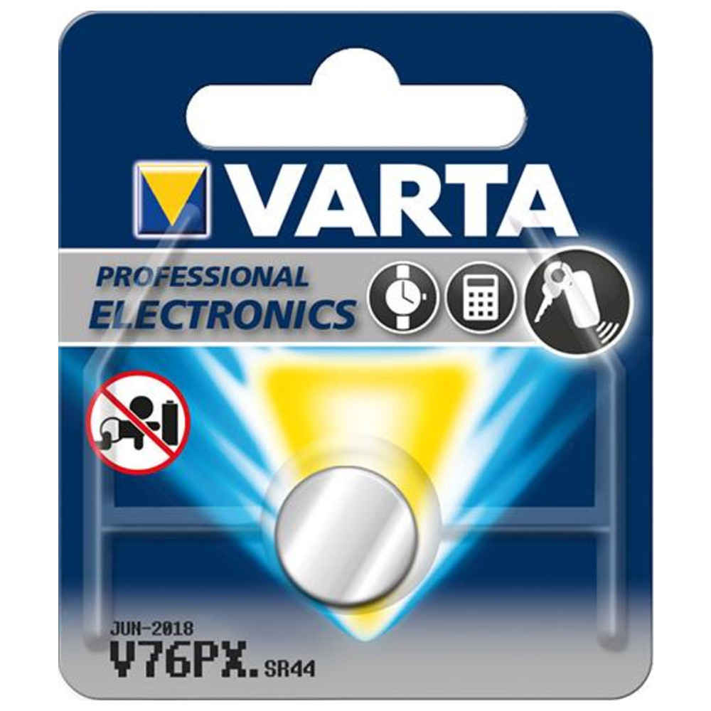 Electronics Silber V76PX 1er Blister 1,55V