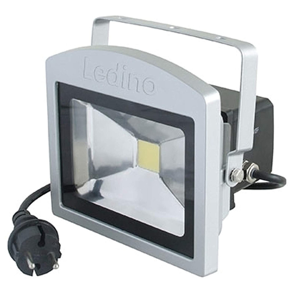 LED-Anti-Panik-Strahler Benrath, 10 W, 6.500 K, silber