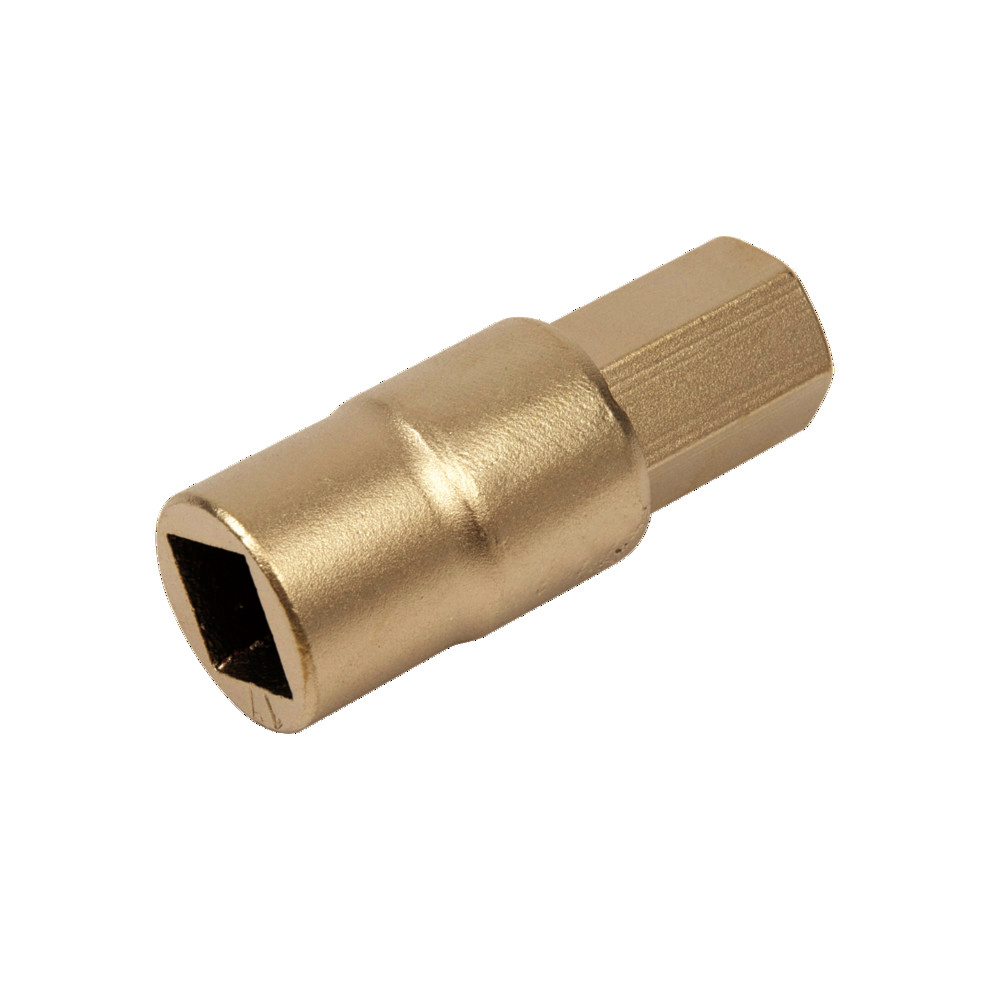 Schraubendrehereinsatz funkenfrei, Innensechskant, 1/2", 4 mm