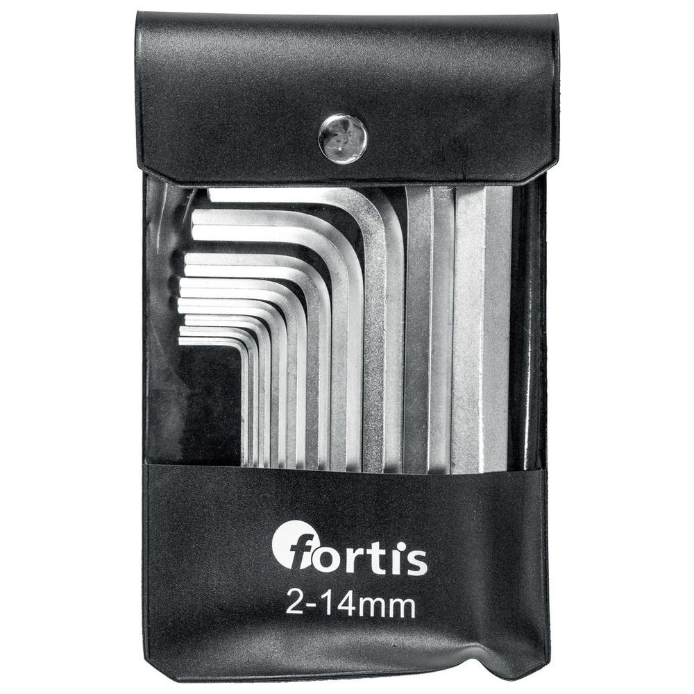 Winkelschraubendr.-Stz. 10tlg. 2-14mm FORTIS