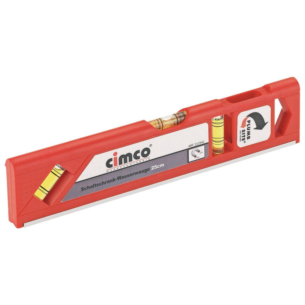 Schaltschrank-Wasserwaage mit Magnet, 250 mm