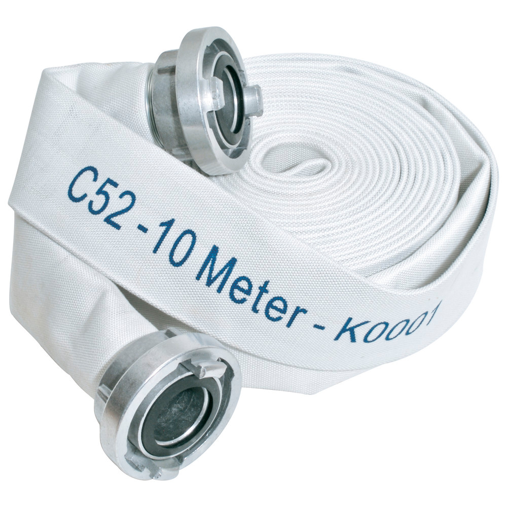 Bauflachschlauch mit C-Kupplung, 52 mm 10 m