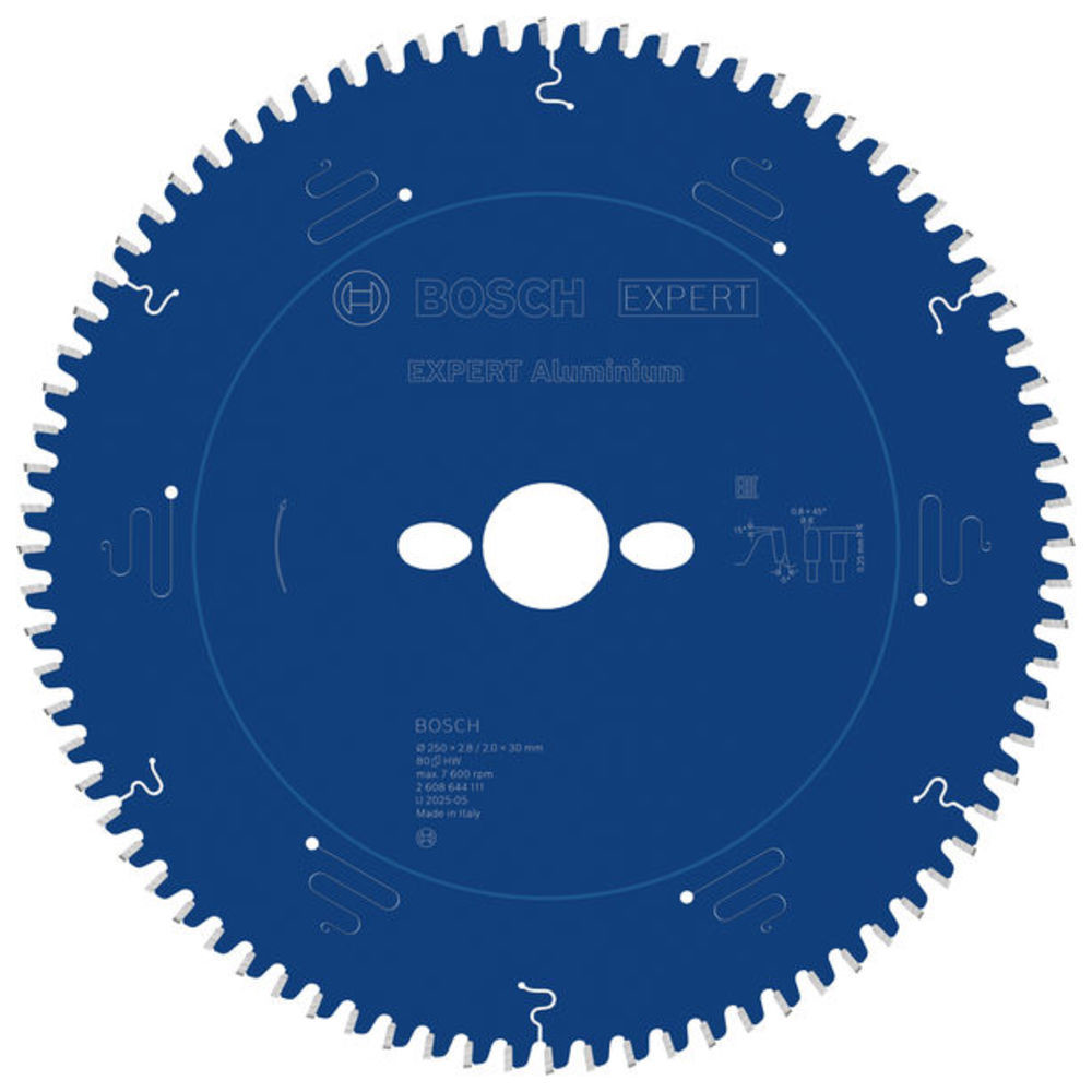 EXPERT Aluminium Kreissägeblatt, 250x2,8/2x30 mm, Z80