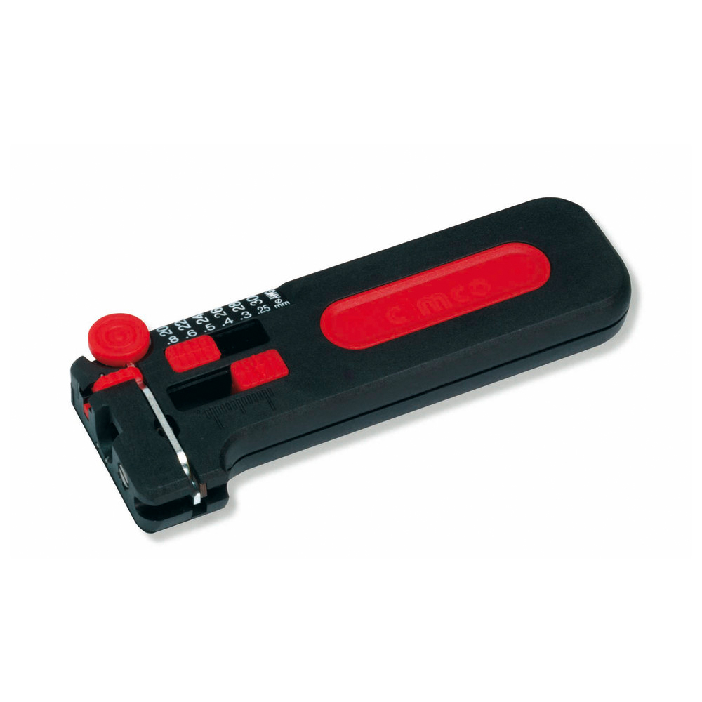 Präzisions-Abisolierer PWS , Plus, roter Druckknopf 0,25 , 0,80 mm Ø 30 20 AWG