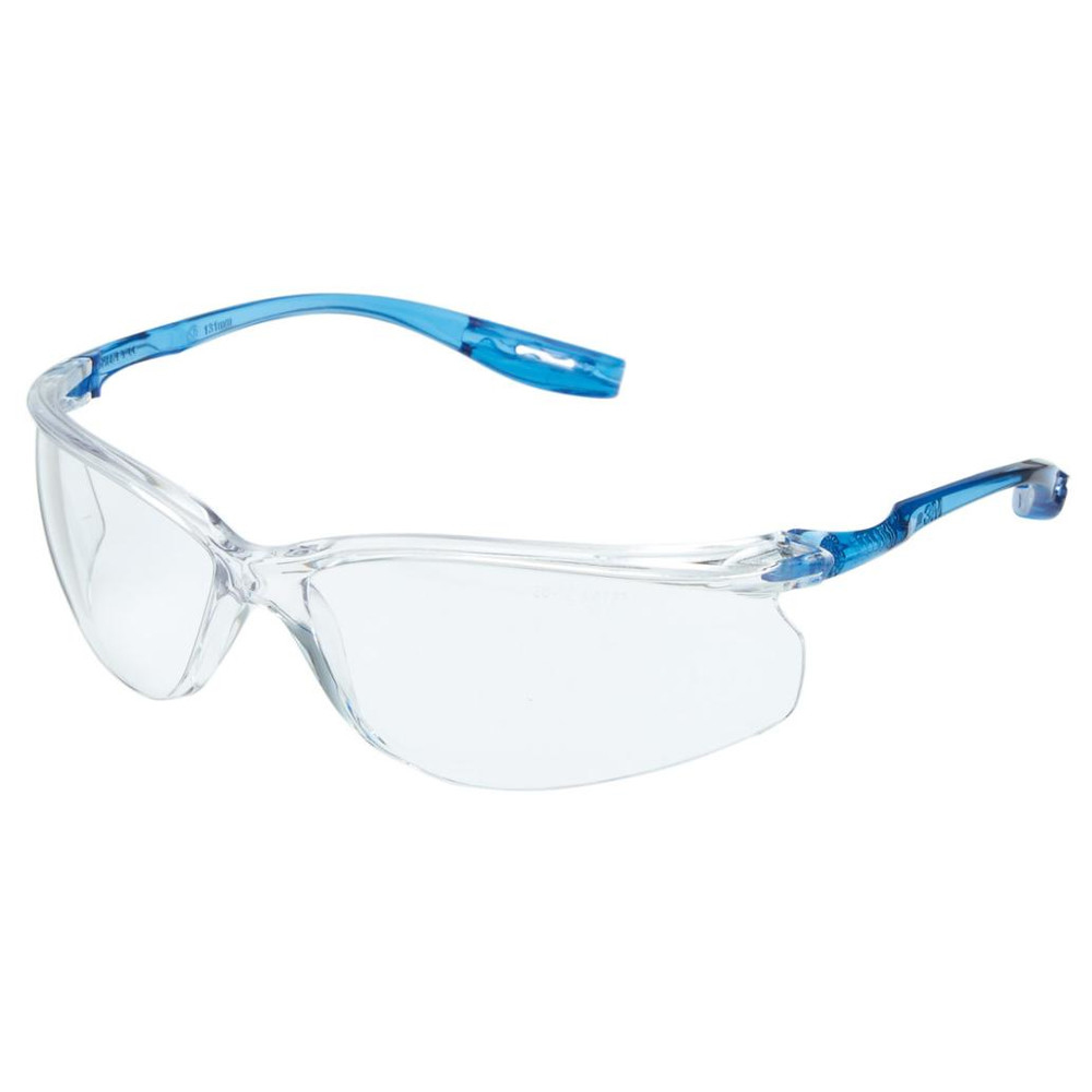 Brille ToraCCS AS, AF PC, klar, Rahmen blau