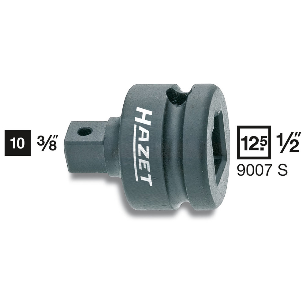 Schlag-, Maschinenschrauber-Adapter 9007S - Vierkant hohl 12,5 mm (1/2 Zoll) -