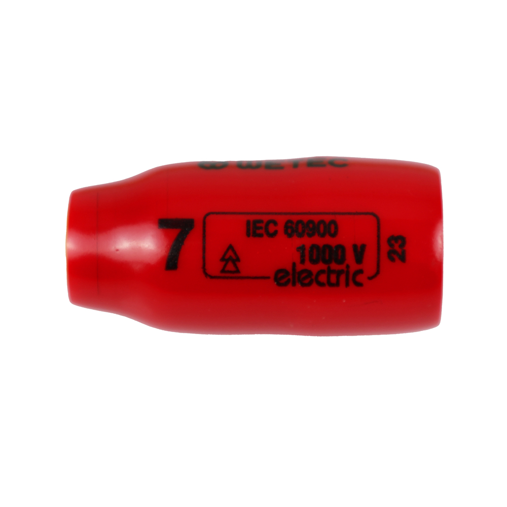 WETEC Sechskant-Steckschlüssel-Einsatz, 3/8", Größe 7 mm, 1000 V, Bild 2