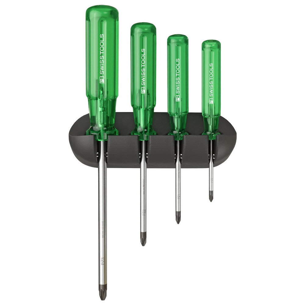 Schraubendreher-Satz 4-teilig PZ im Wandhalter Classic PB Swiss Tools