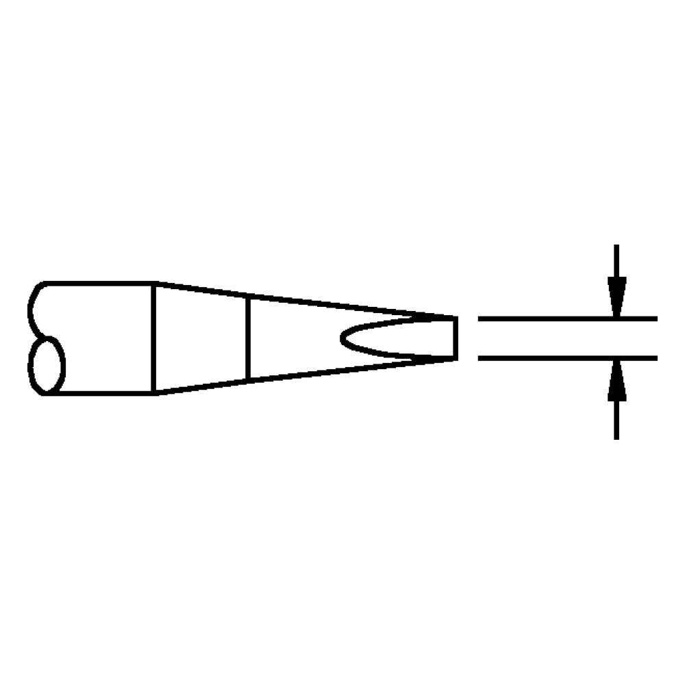 Pace Lötspitze, für TD-100, 1124-0019/1,6 mm, meißelform
