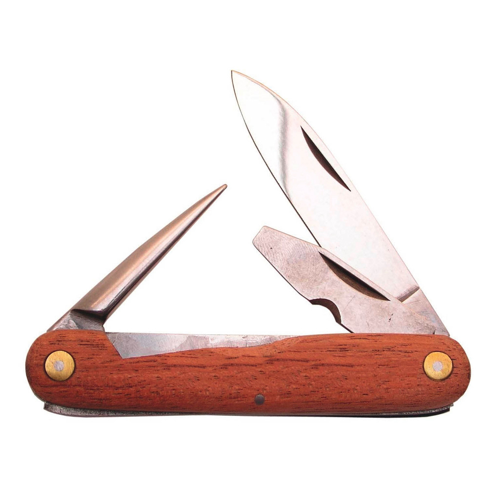 Kabelmesser 3 tlg, mit Holzgriff
