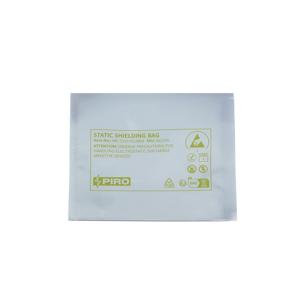 PIRO Abschirmbeutel, verschweißbar, ESD, 102 x 102 mm, Bild 2