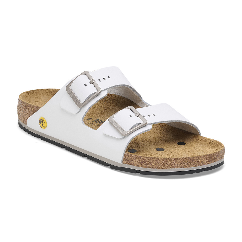 Birkenstock Arizona PRO ESD LE weiß, normal, Größe 35