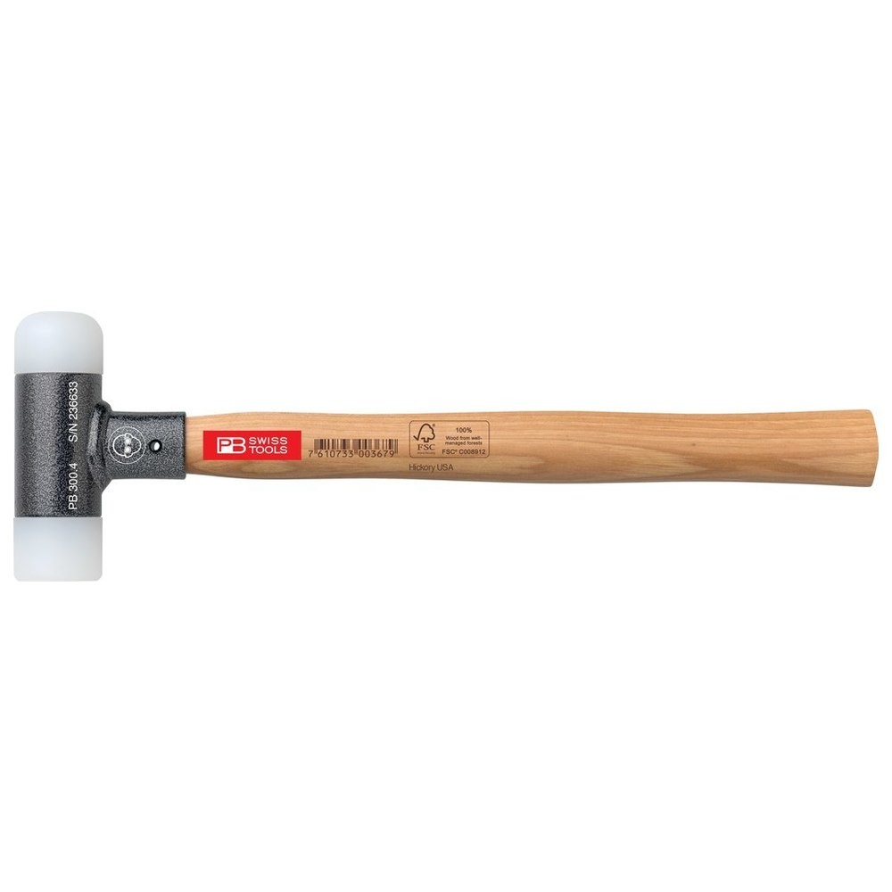 Schonhammer mit Holzstiel rückschlagfrei 40mm PB Swiss Tools