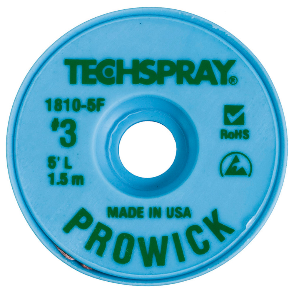 Techspray Entlötlitze Premium, 1,9 mm, 1,5 m, grün