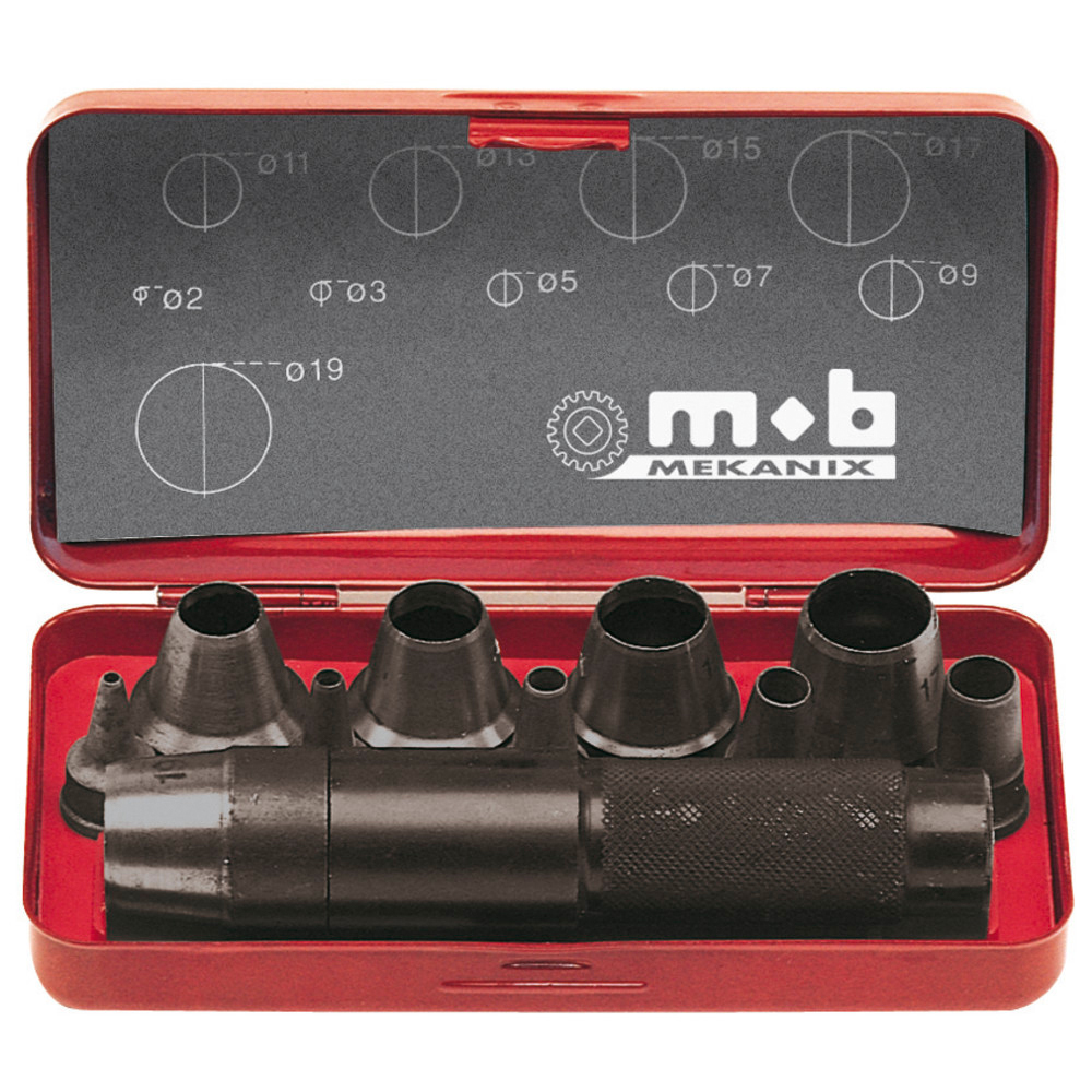 Locheisen-Satz 3-20 mm gerade