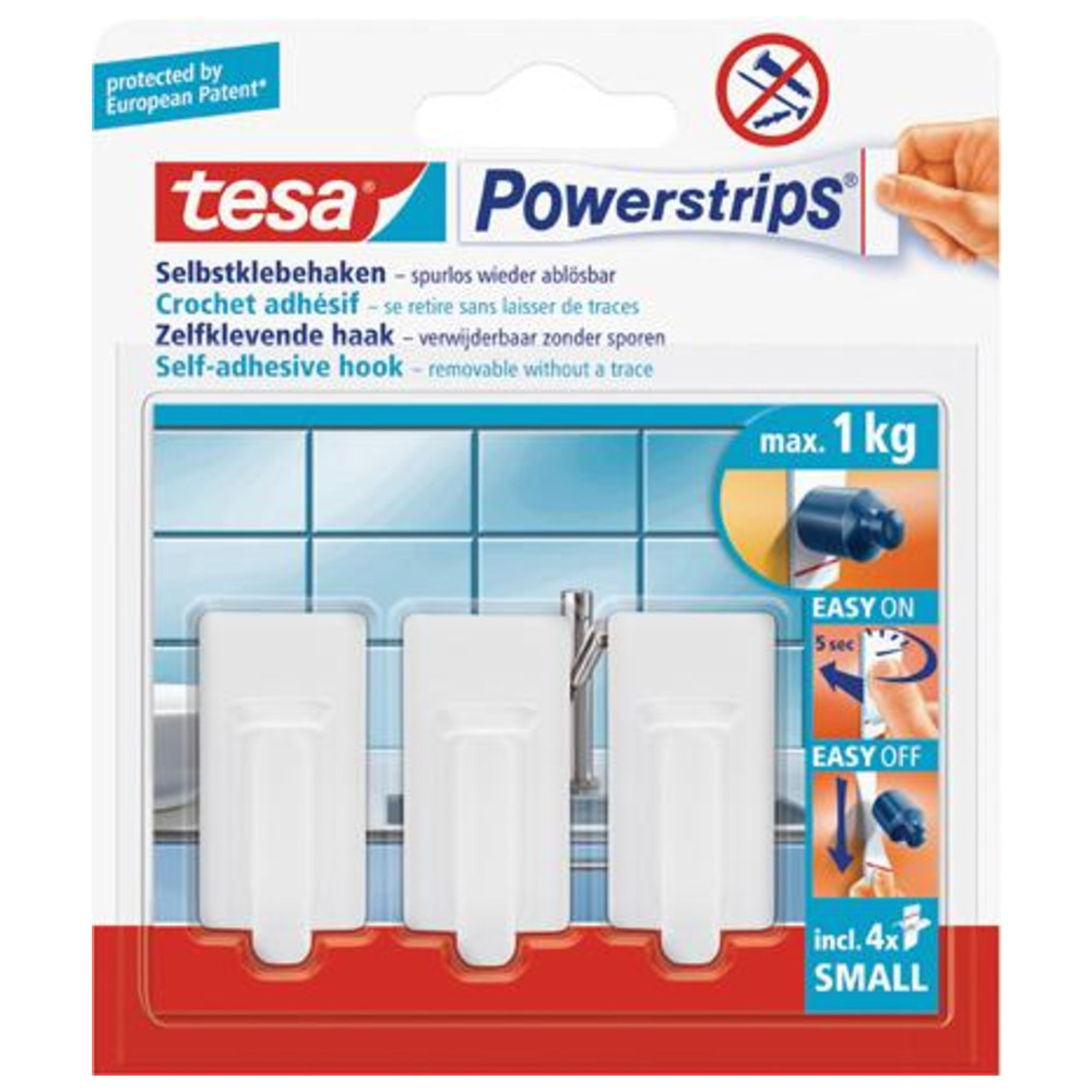Powerstrips Haken Small Classic chrom